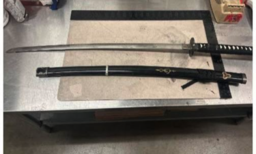 Monterey Police, Samurai sword, weapon